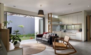 Ruang Keluarga Semi Outdoor
