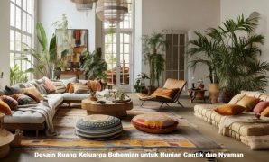 Ruang Keluarga Bohemian