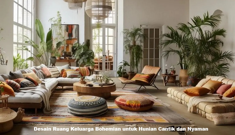 Ruang Keluarga Bohemian